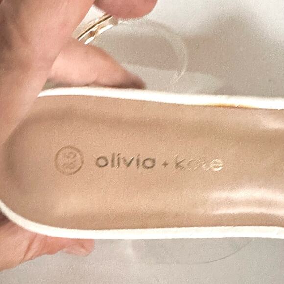New Olivia & Kate Bling All About It Clear Block Heel Sandals - Picture 7 of 8